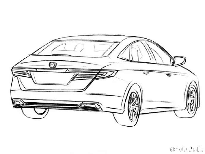 第十代雅阁,据说是这样!