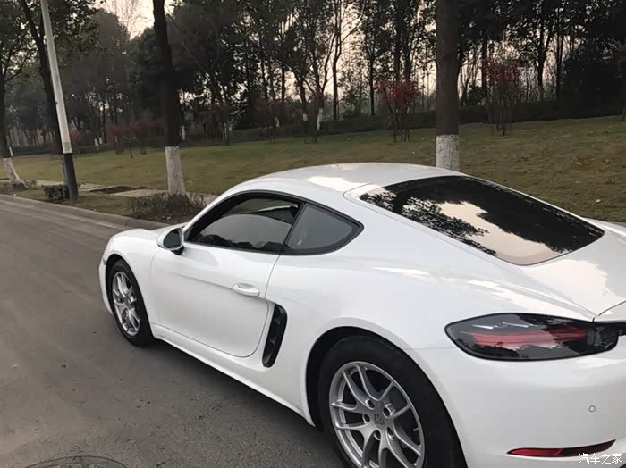 【图】最爱白色-成都718cayman提车简单作业_保时捷718论坛_汽车之家