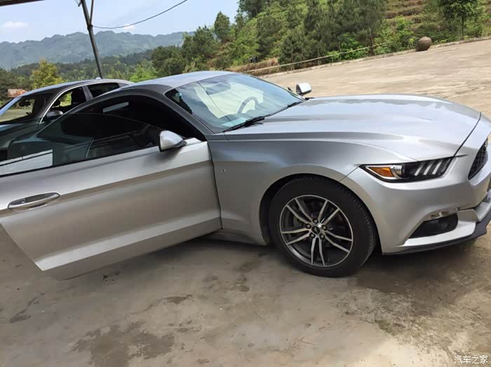 最终还是情定野马车商城银色美规提车作业