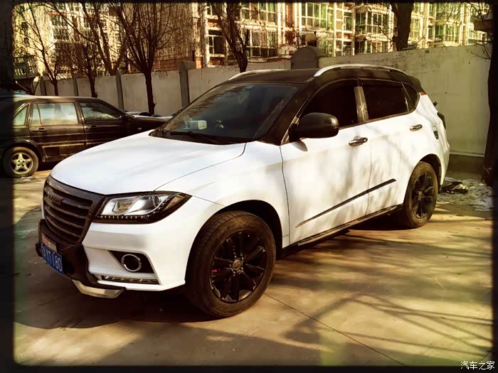 求哈弗h2改装黑顶轮毂喷漆图想改装谢谢