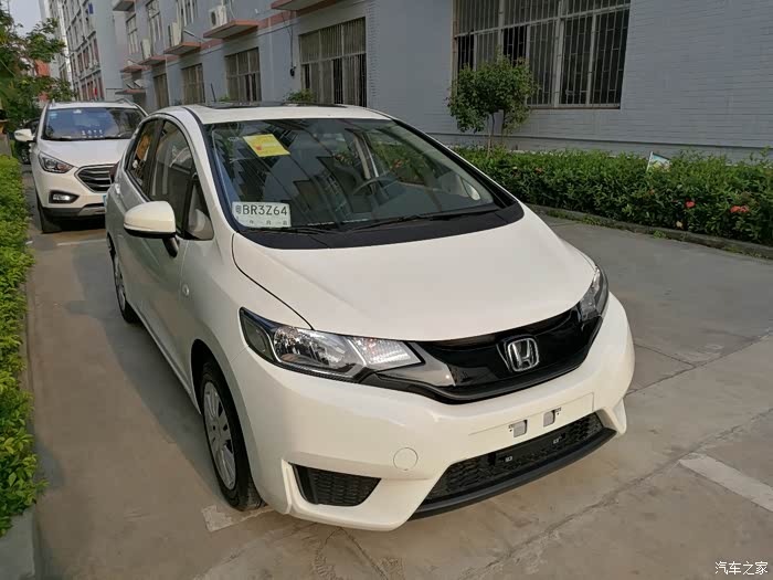 飞度塔夫绸白858提车记迟来的作业