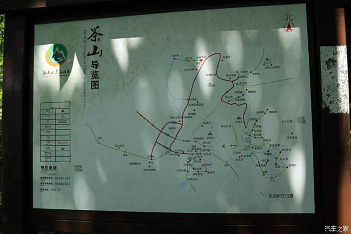 大罗山常见徒步线路图图片