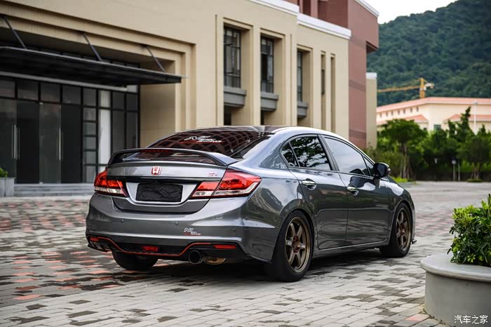 【图】9.5代灰色思域 我的改装之路(多图慎入)_思域论坛_汽车之家论坛