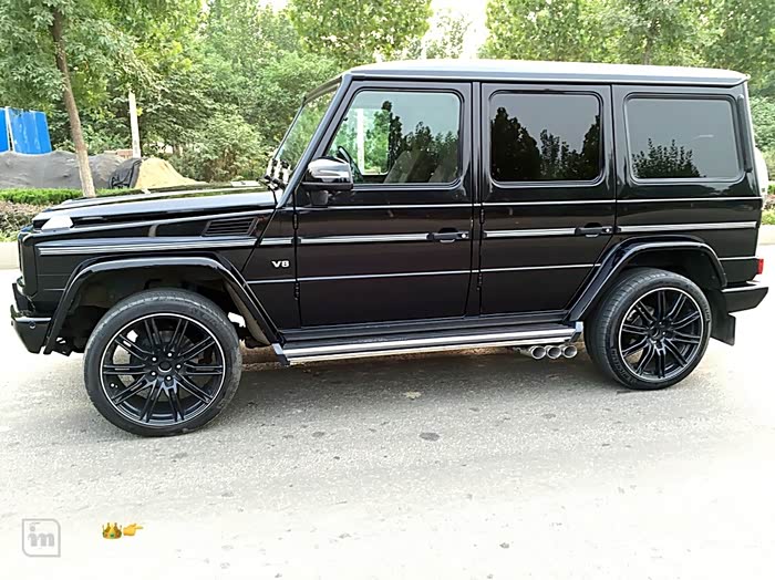 15款奔驰g500改装排气轮胎轮毂