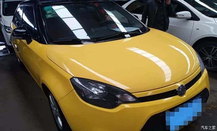 炫下我的小黄车名爵3是不是很拉风