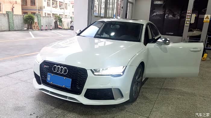 【图】提车差不多一年,改rs包围 银耳_奥迪a7论坛_汽车之家论坛