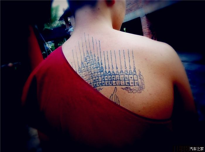 这是我最爱的傣族纹身