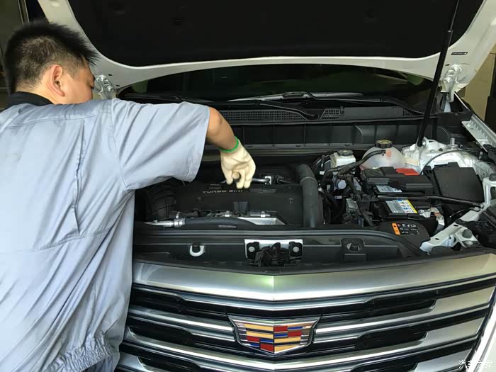 【图】5哥小小保养作业,求精求认证_凯迪拉克xt5论坛_汽车之家论坛