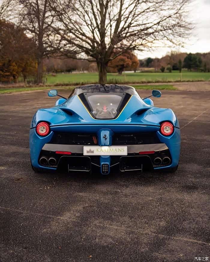 法拉利 ferrari laferrari 蓝色太爱了