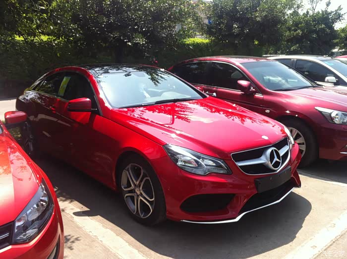 【图】为了那个爱的诺言---送给爱妻的 e200 coupe 大红色_奔驰e级