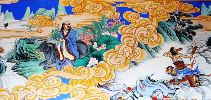 听经终南石楼山 问道周至楼观台--楼观台自驾游记之道教壁画艺术