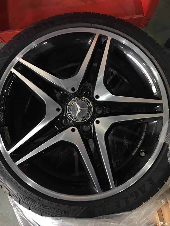 【图】出自用cla260拆车件amg 五星轮毂_奔驰cla论坛_汽车之家论坛