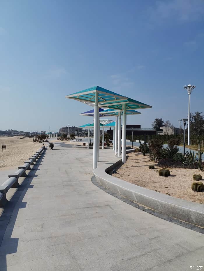 自由骑行;红塔湾海滨浴场游记