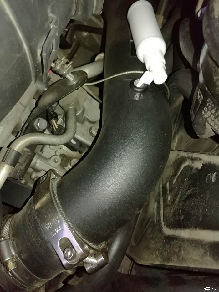 直喷机超简易免拆注入清洁剂清洗进气阀实验帖