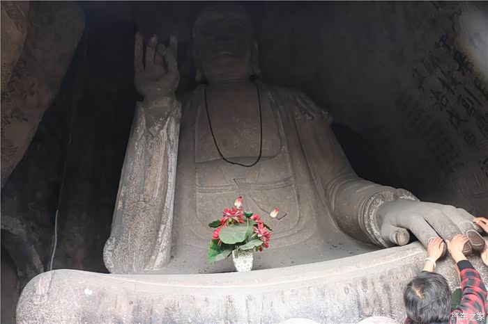 浙江长安车友会游千年石佛寺羊山石佛