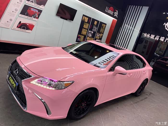 【图】老款es改色从黑到蓝又到现在的粉色_雷克萨斯es论坛_汽车之家