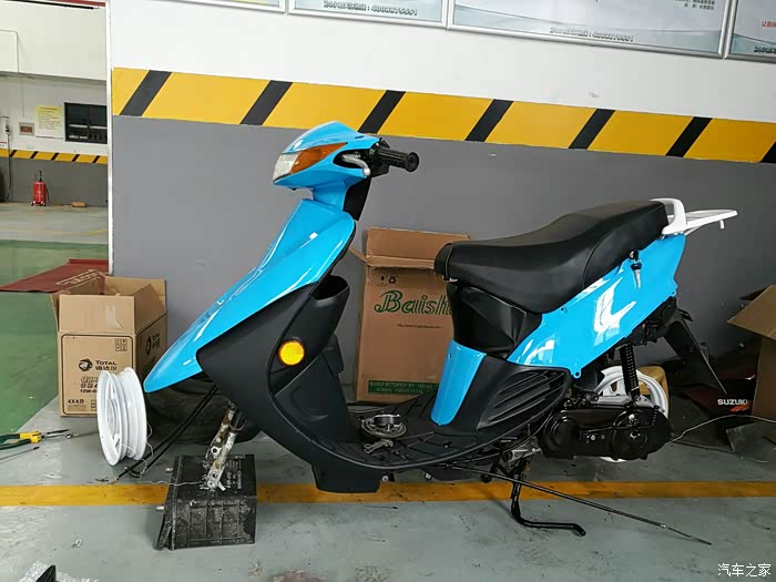 金城铃木sj50改色复新记