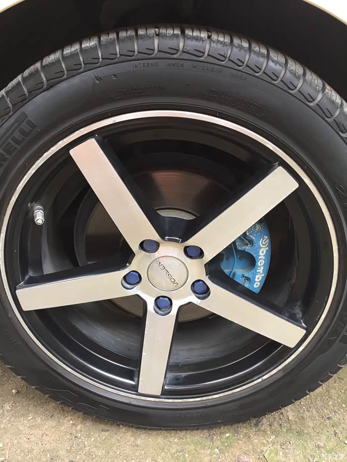 出现用vossen cv3 17寸毂子一套