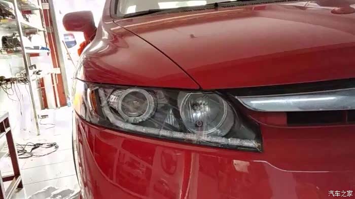 08年八代老思域改海拉五天使眼双色泪眼