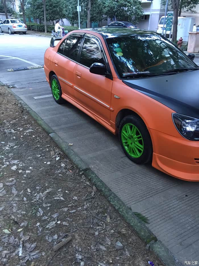 【图】求 橙色 小3 改装图片 实例!_v3菱悦论坛_汽车之家论坛