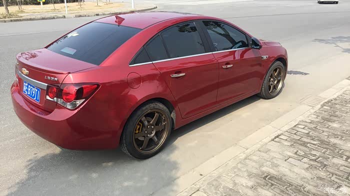 出自用18寸科鲁兹轮毂te37