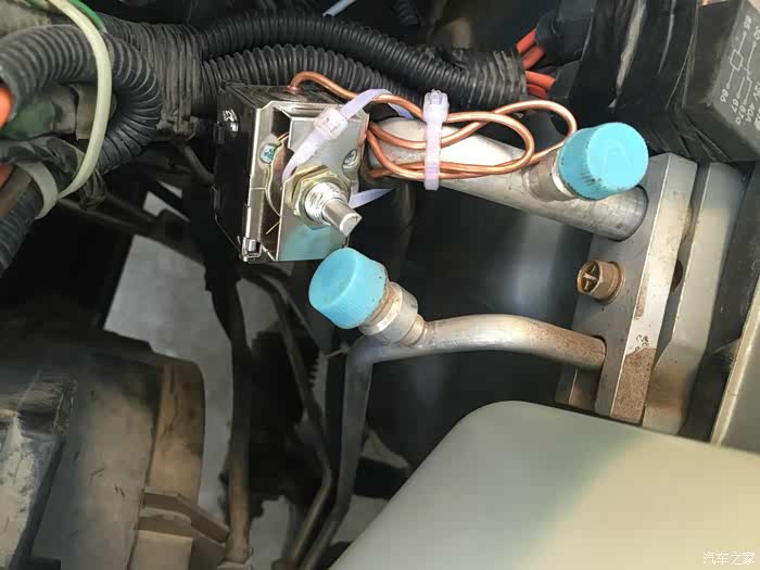 【图】天气太热换空调温控开关_五菱之光论坛_汽车之家论坛