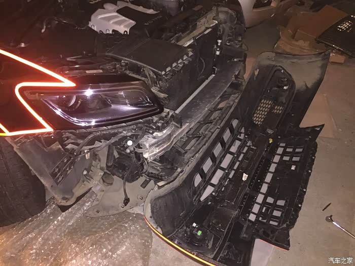 奥迪q7与奥迪sq5换rs蜂窝中网!【请版主给力射精】