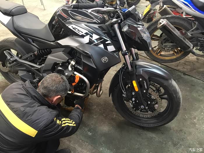 【图】我的春风400nk首保了_摩托车论坛_汽车之家论坛