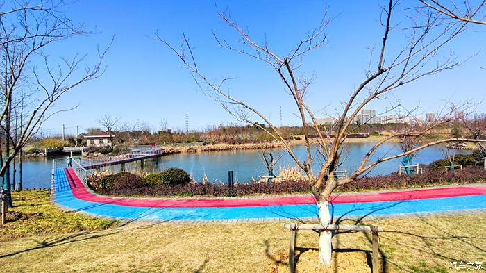滨江北塘河公园图片