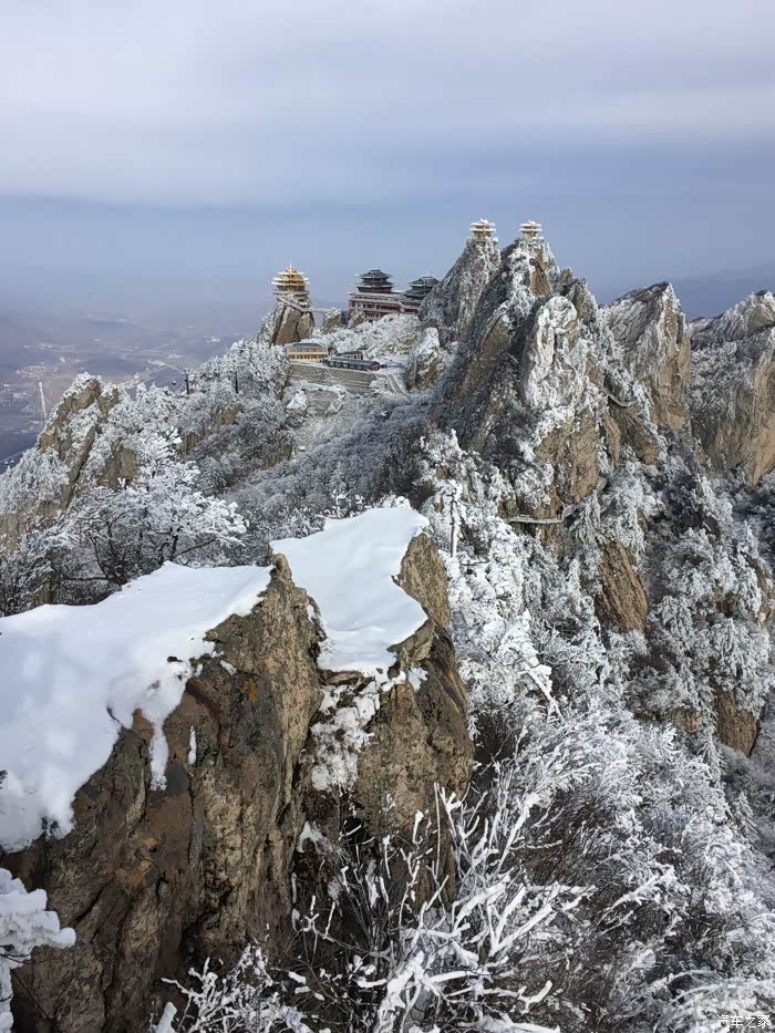 赏老君山雾凇景观