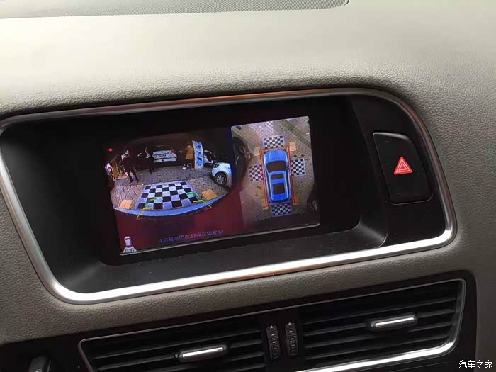 奥迪q5装360度无缝全景行车记录仪