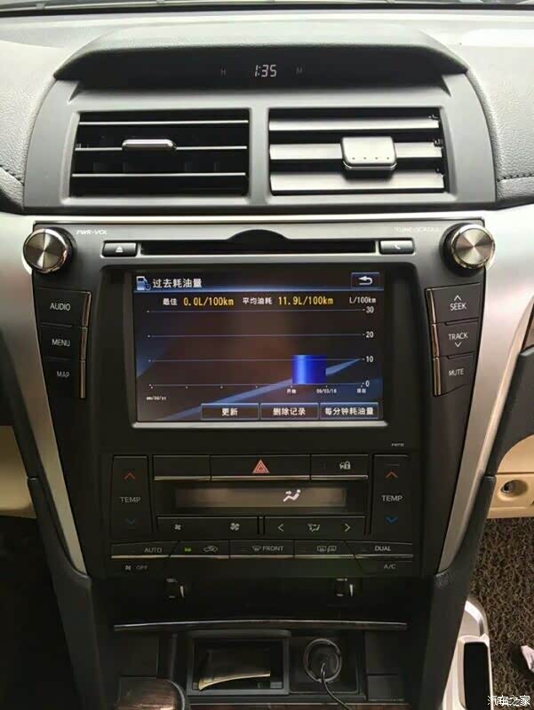 原装丰田凯美瑞导航