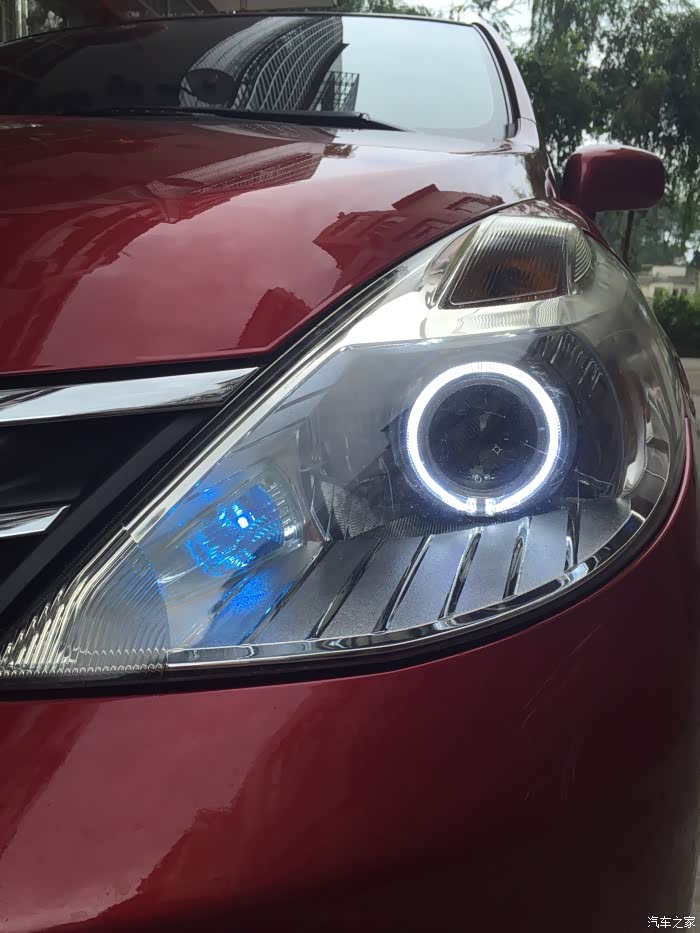 七年的老骐达保养改透镜加天使眼