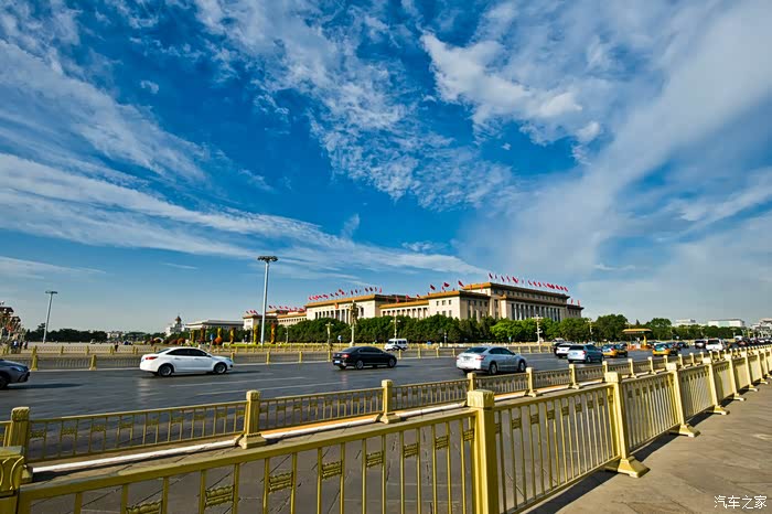 街景峰会期间的长安街