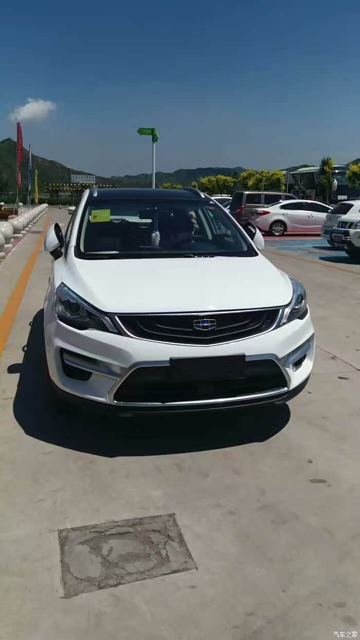 我确实是吉利的忠实粉自己买了x6有带朋友来买的gs顺便秀