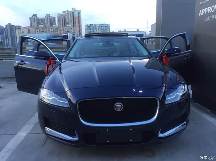 捷豹xfl250豪华提车蓝色豹子坐标深圳