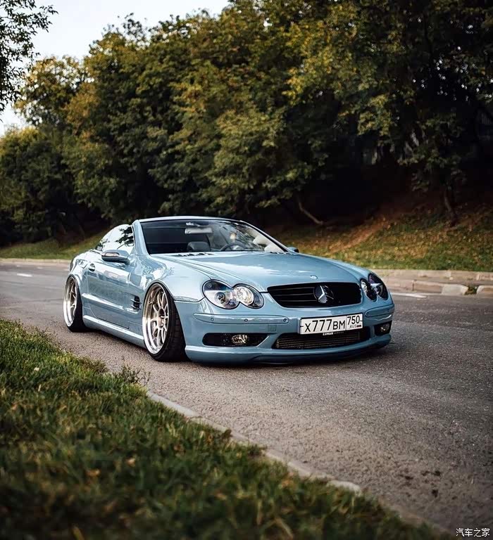 奔驰sl55 amg敞篷跑车改装