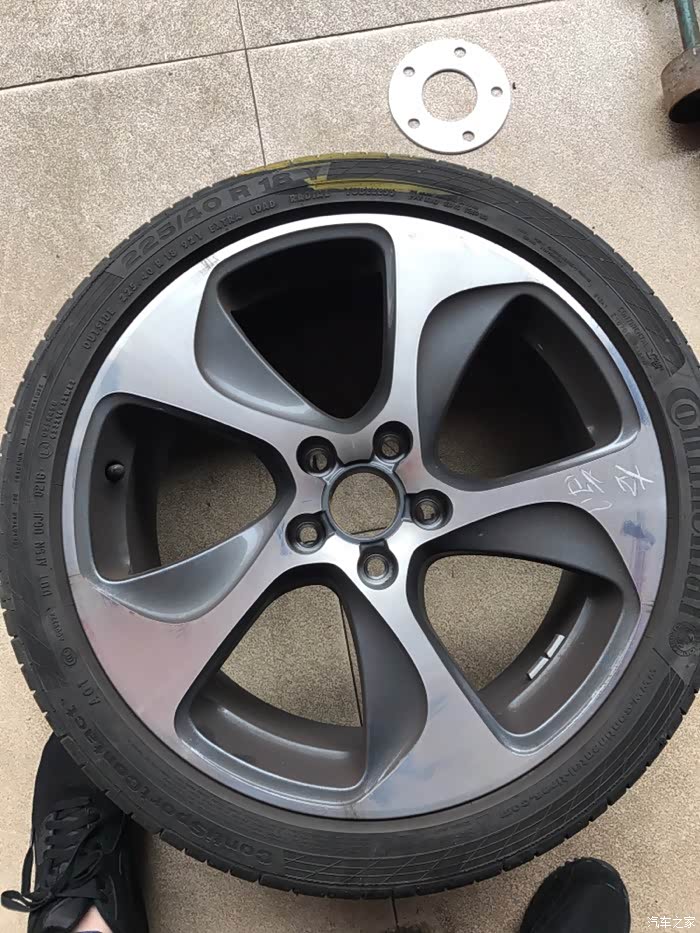 0t 原厂18寸战斧轮毂 99新