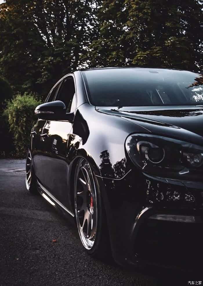 vw mk6 golf r,黑武士气势汹汹