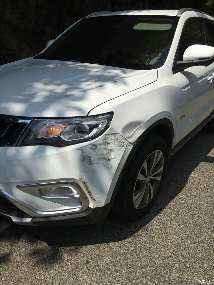 【图】博越撞斯巴鲁xv了_博越论坛_汽车之家论坛