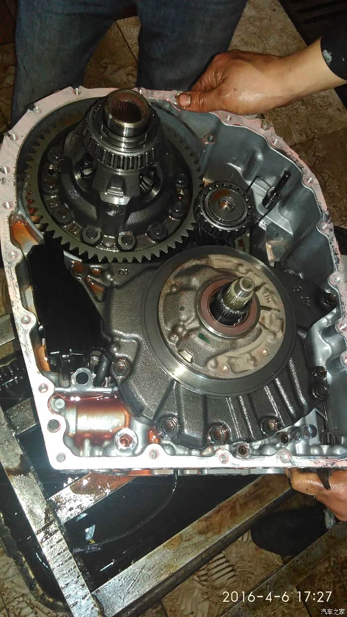 【图】20万公里老尊贵,解体大修tf-70sc自动变速箱(多图,慎入)_雪铁龙