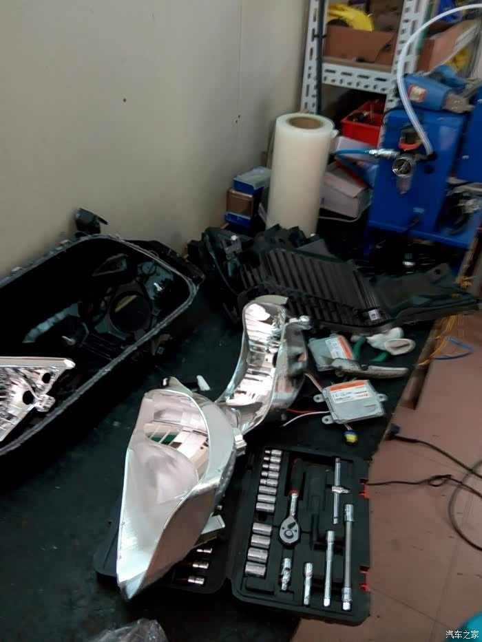 【图】继888丝绸银提车作业贴之后的大灯!_飞度论坛_汽车之家论坛