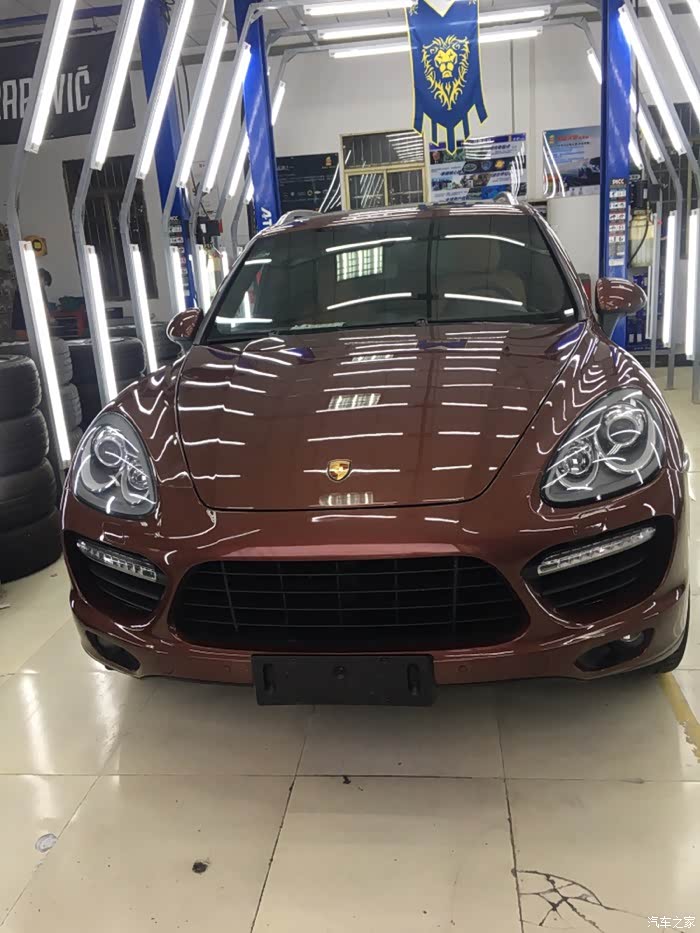 打造全国首台赤褐色新款卡宴gts花絮篇