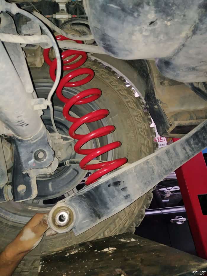 继续折腾改装减震器弹簧