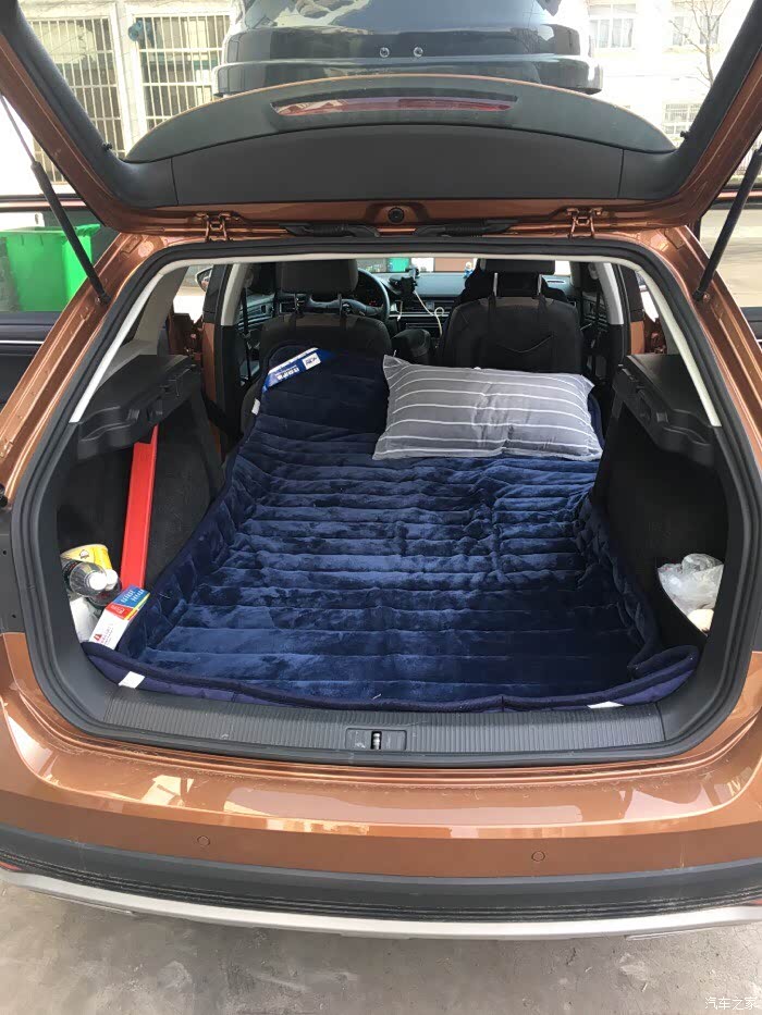 蔚领后备箱铺平改床车床车加行李箱套图