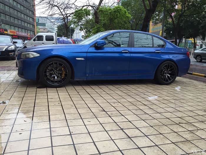 【图】535换rays g27 19寸 效果不错_宝马5系论坛_汽车之家论坛