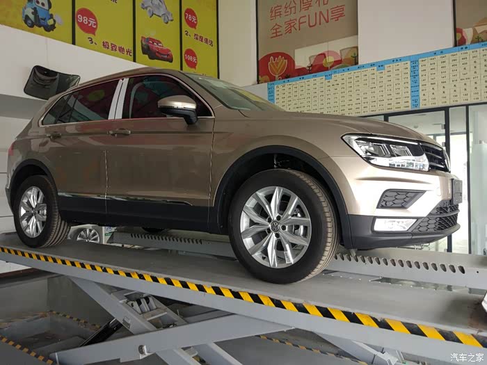 【图】进口tiguan280tsi香槟金提车_途观/途观l论坛_汽车之家论坛