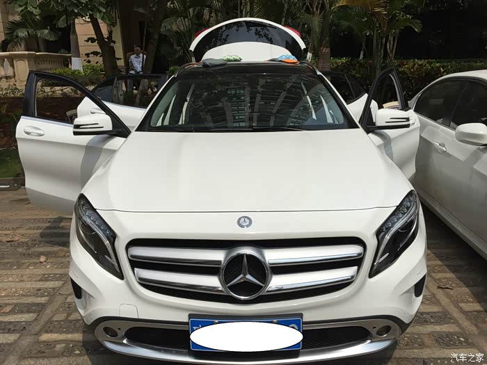 gla200小白时尚意外提车及简单改装满天星作业