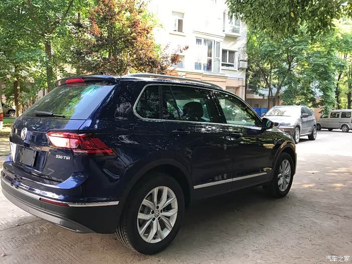 入手了进口tiguan 330tsi创睿版 上作业