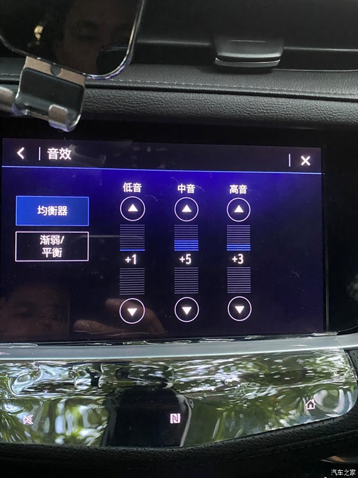 车内高低音最佳调整图片